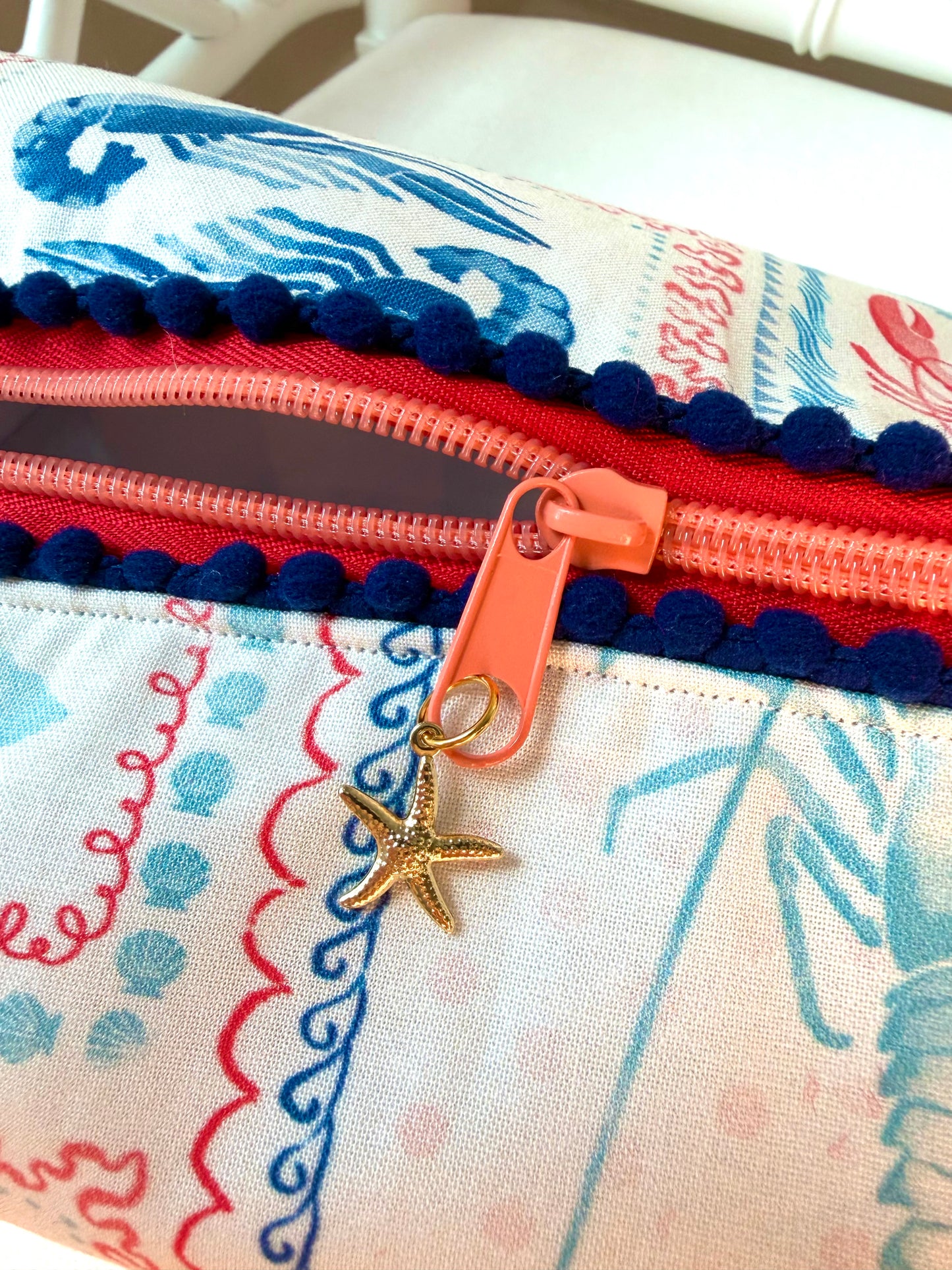 New England Summer Mahjong Tile Bag