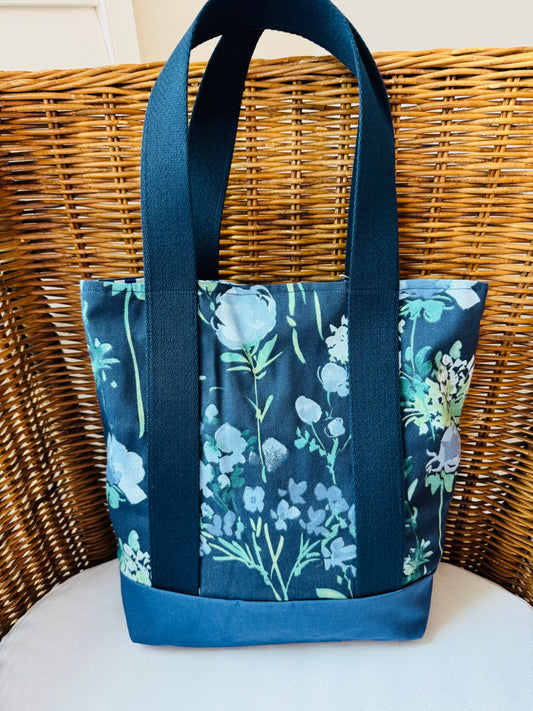 Blue Flower Tote