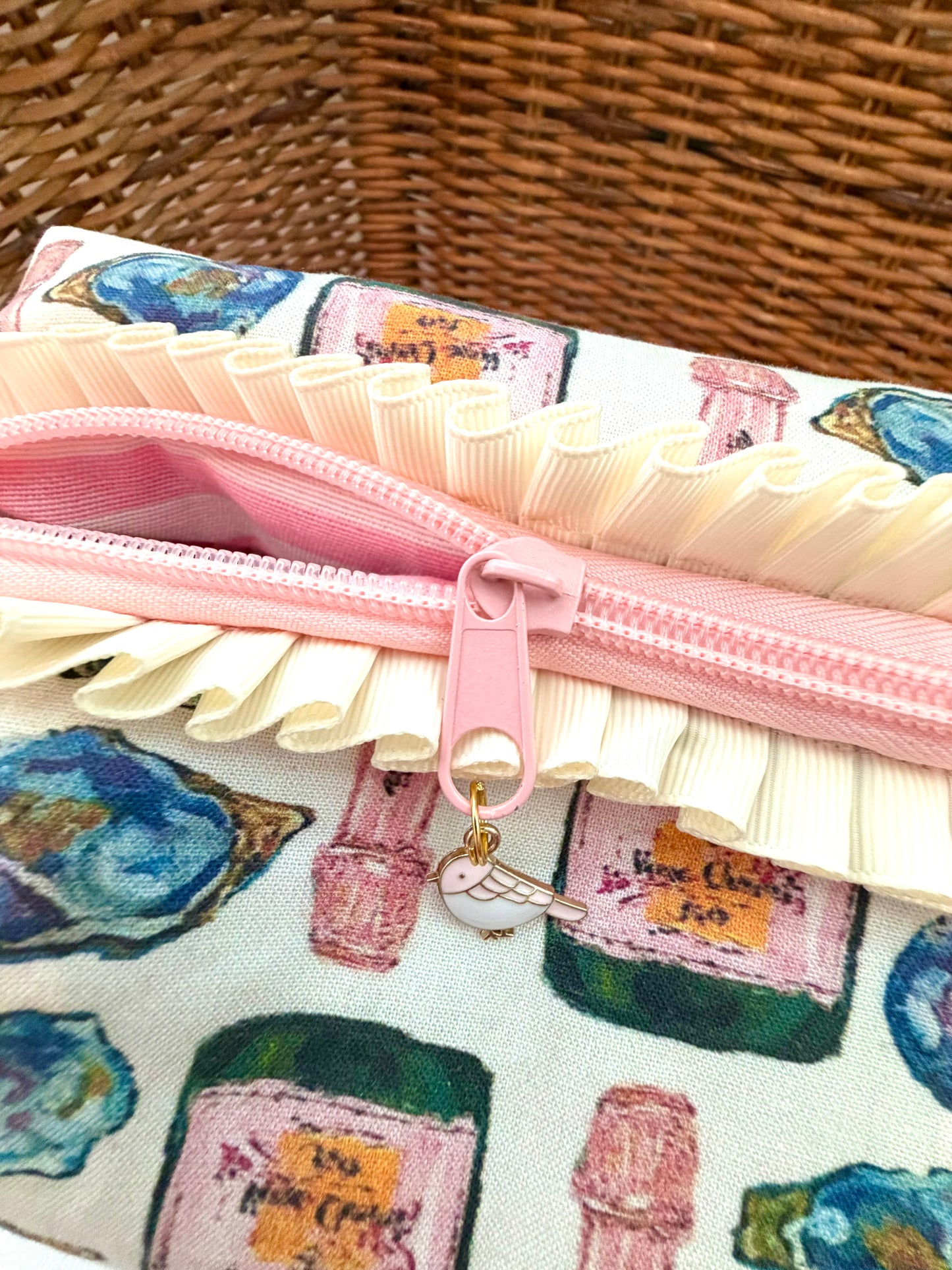 Champagne & Oysters Mahjong Tile Bag