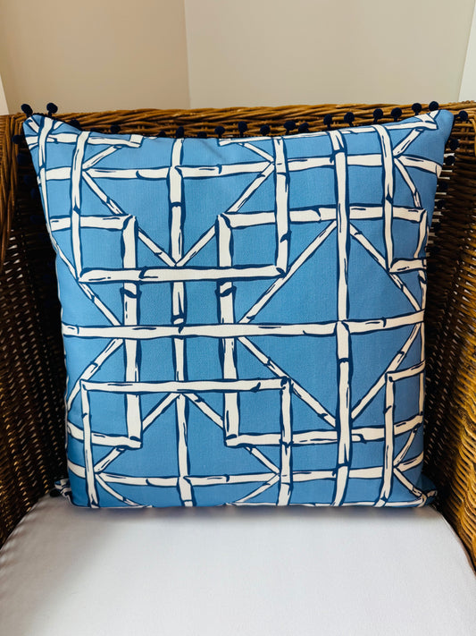 Blue Bamboo Pillow