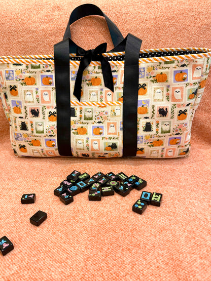 Spooky Little Mahjong Carryall Tote