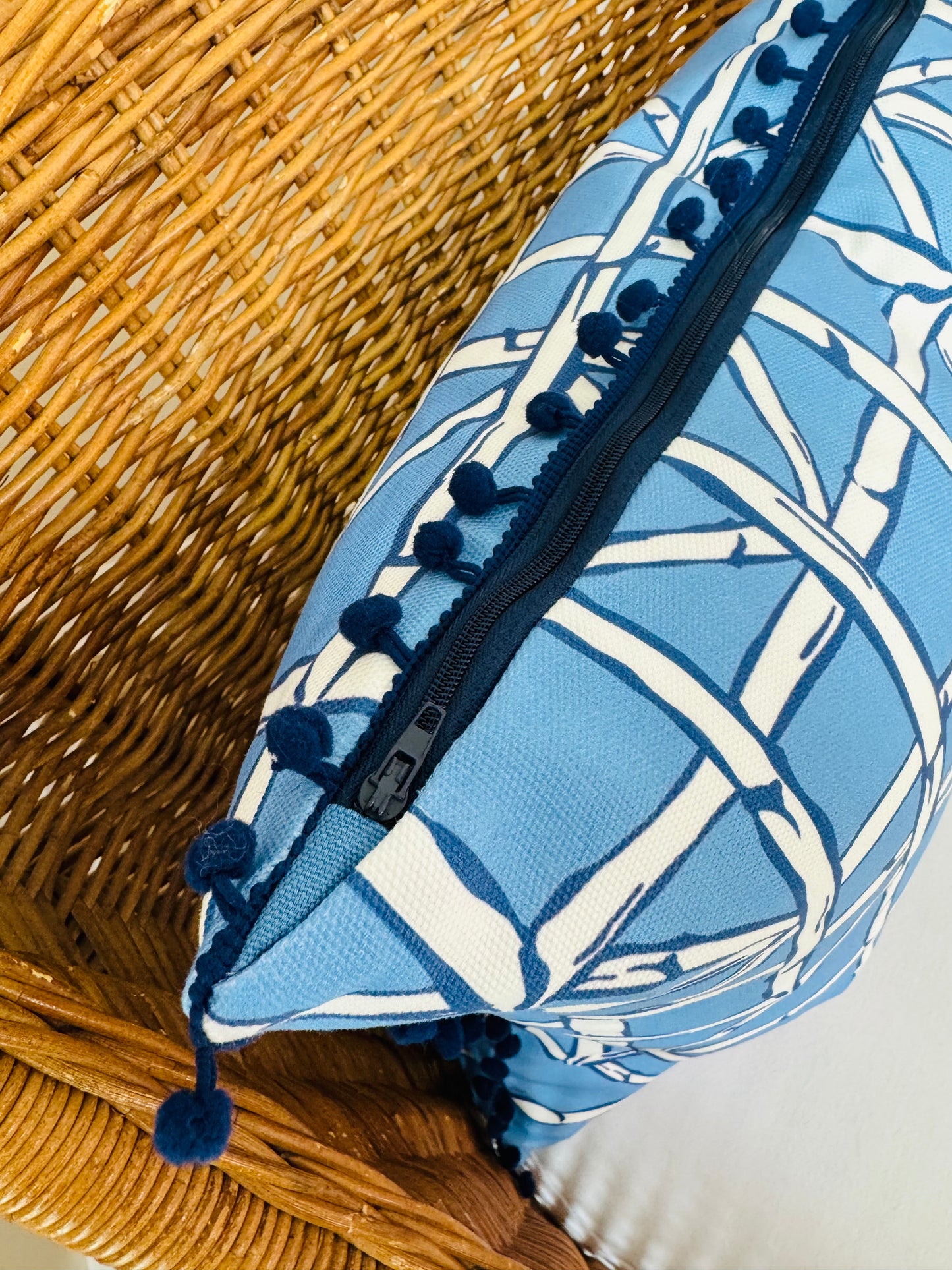 Blue Bamboo Pillow