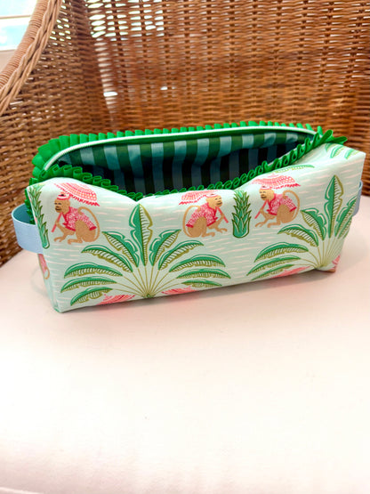 Pink & Green Monkey Tile Bag