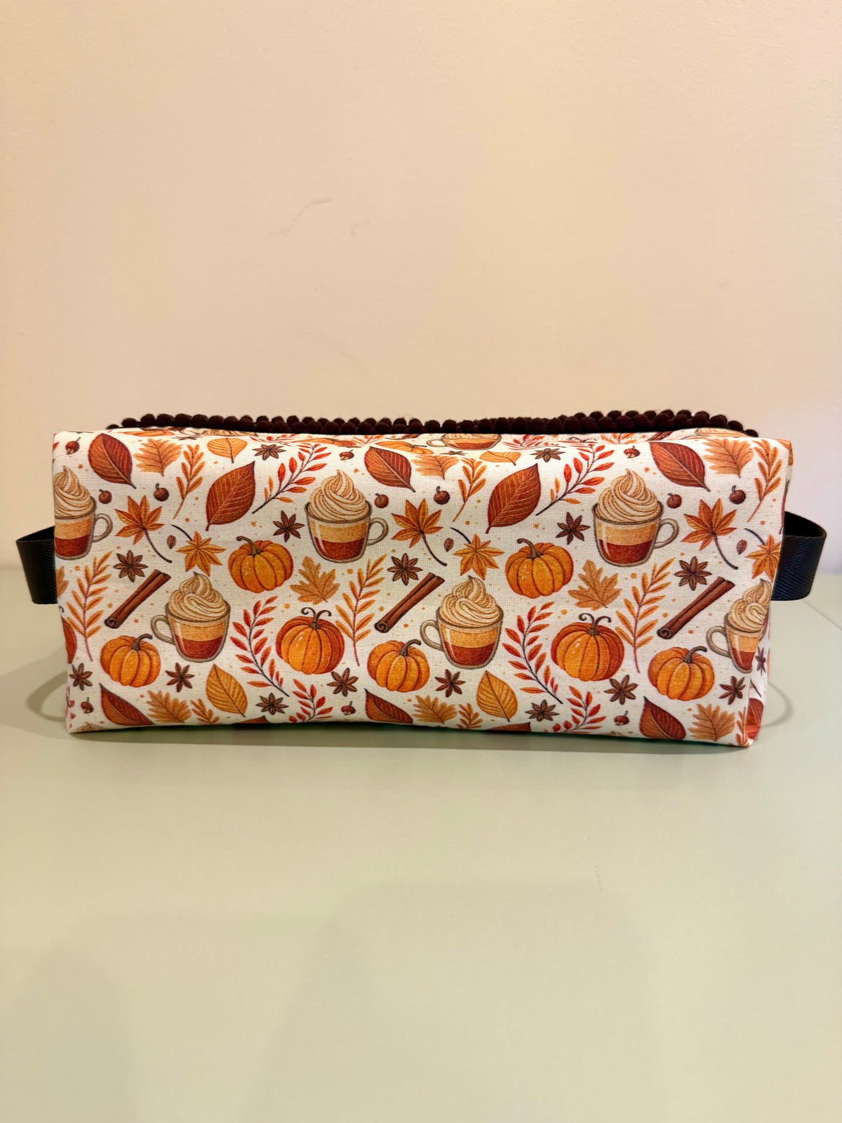 Pumpkin Spice Mahjong Tile Bag