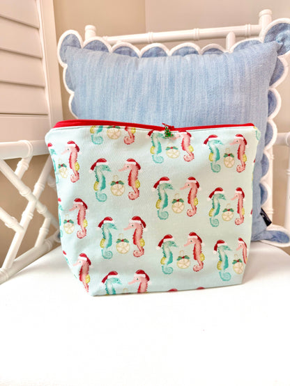 Seahorse & Sand Dollar Mahjong Tile bag