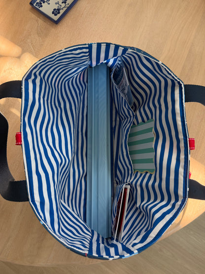 Mahjong Carryall Tote Summer Buoys