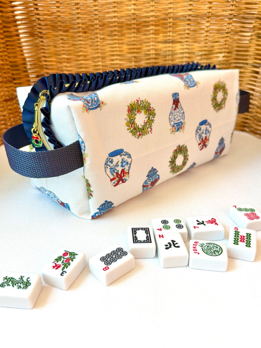 Chinoiserie Christmas - Mahjong Tile Bag