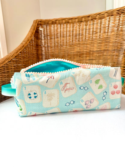 Beach Time Mahjong Tile Bag