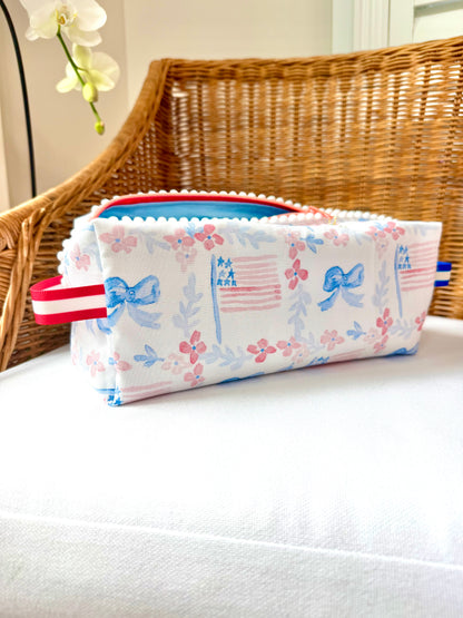 Cute Watercolor Flag Mahjong Tile Bag