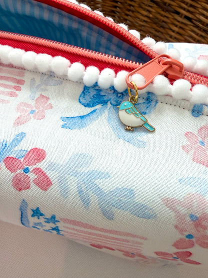 Cute Watercolor Flag Mahjong Tile Bag
