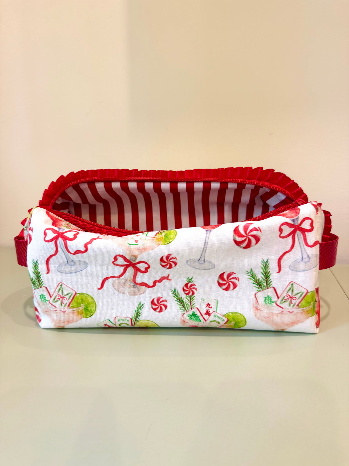Peppermint Martini Mahjong Tile Bag