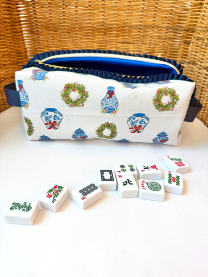 Chinoiserie Christmas - Mahjong Tile Bag