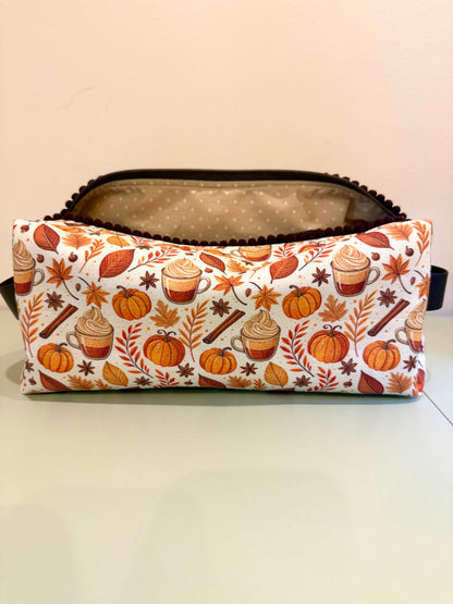 Pumpkin Spice Mahjong Tile Bag