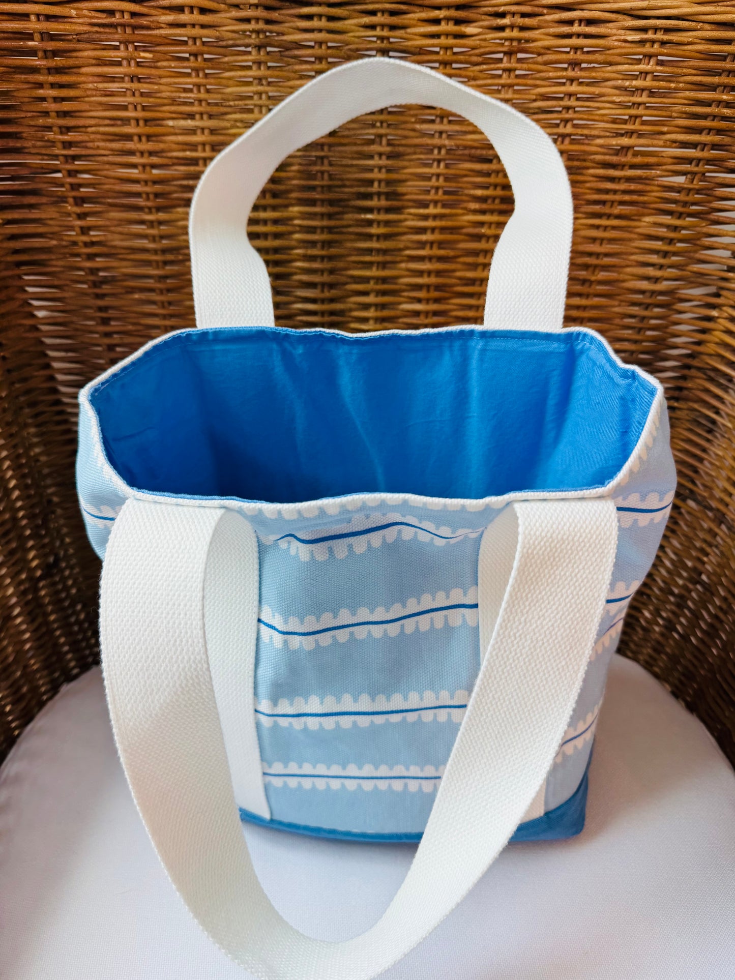 Blue Stripe Tote
