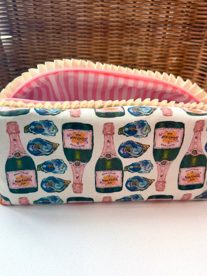 Champagne & Oysters Mahjong Tile Bag