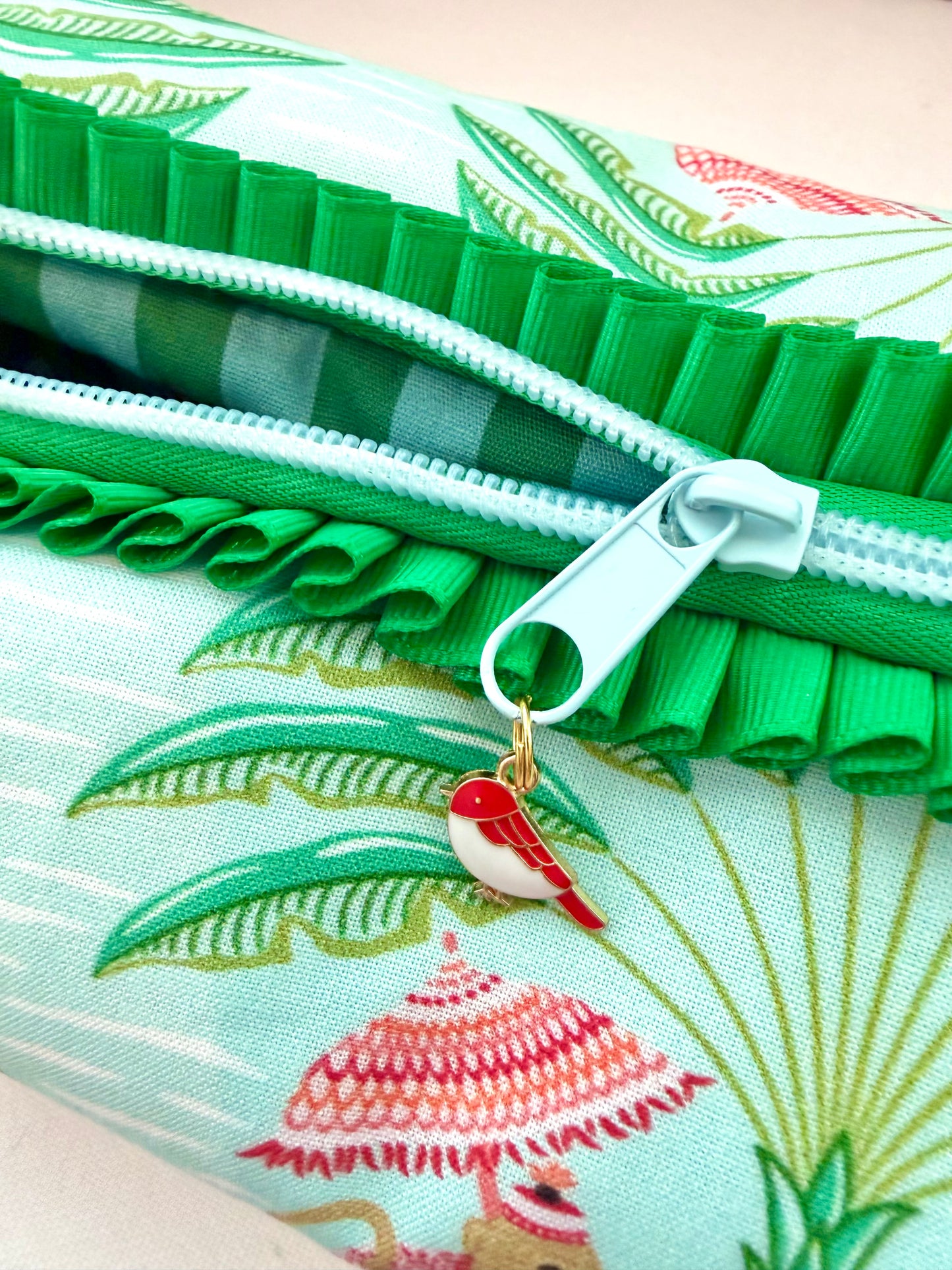 Pink & Green Monkey Tile Bag