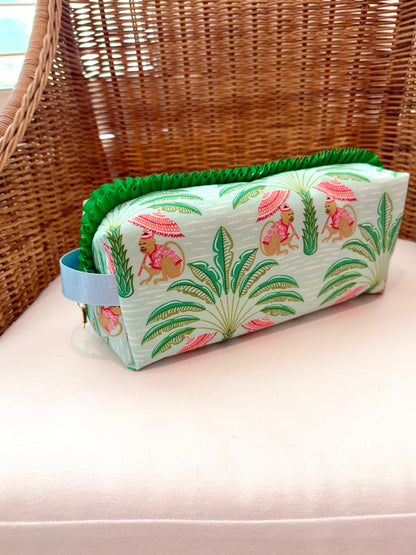 Pink & Green Monkey Tile Bag