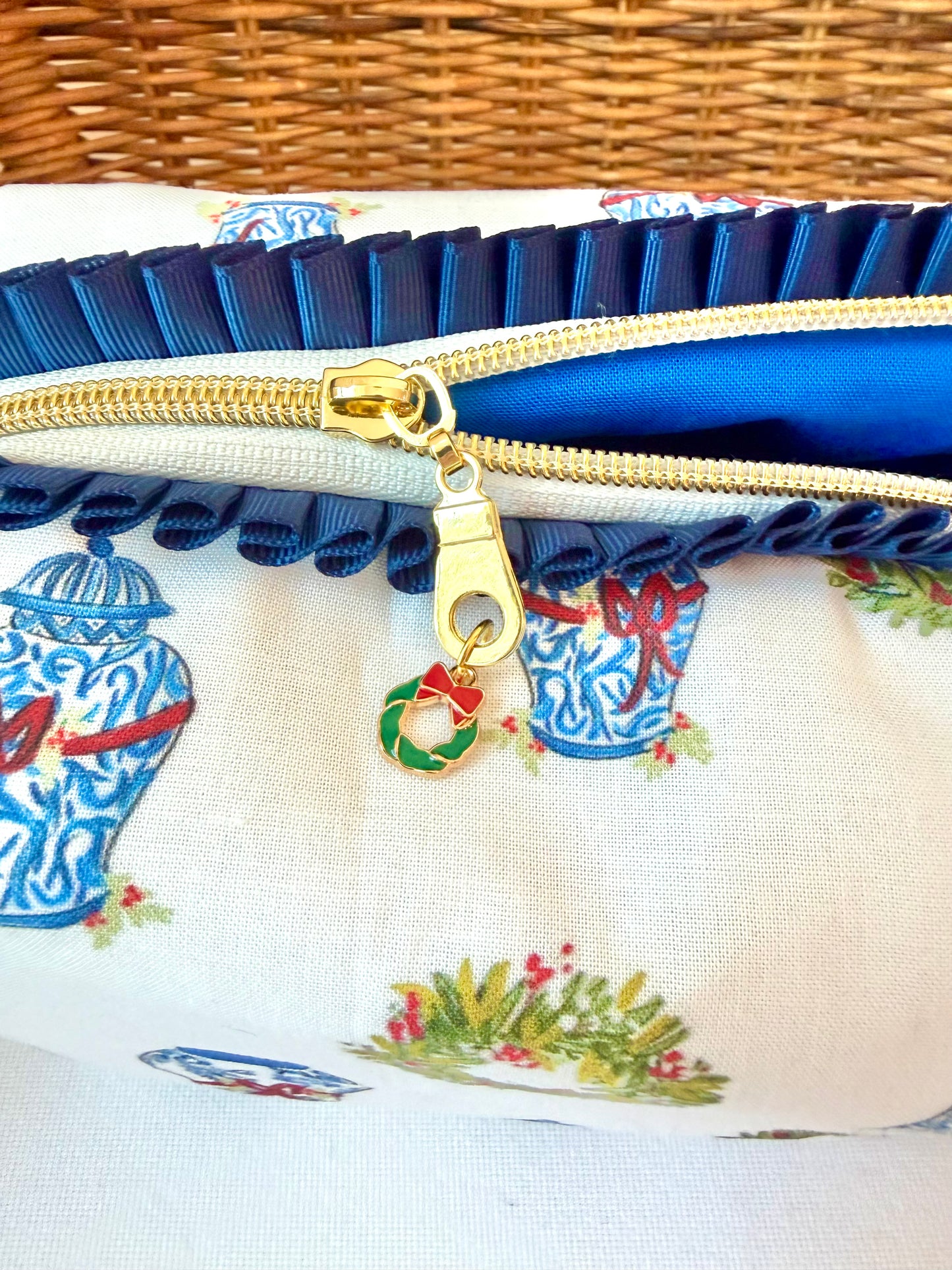 Chinoiserie Christmas - Mahjong Tile Bag