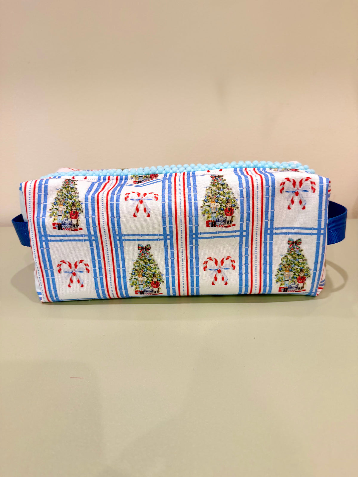 Christmas Bamboo Fretwork Mahjong Tile Bag