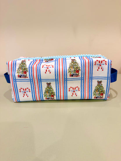 Christmas Bamboo Fretwork Mahjong Tile Bag