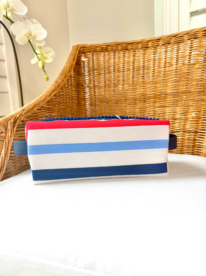 Patriotic Stripe Mahjong Tile Bag