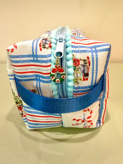 Christmas Bamboo Fretwork Mahjong Tile Bag